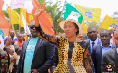 THE PRESIDENT OF DRC NATIONAL ASSEMBLY, JEANINE MABUNDA LIOKO